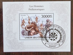 COMORES Préhistoire, Hommes Préhistoriques. Homo Sapiens Yvert BF N°246 Bloc Oblitéré (used) - Prehistoria