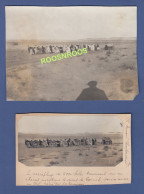 PHOTO A IDENTIFIER - SARCOPHAGE TIRE PAR 50 HOMMES DANS LE DESERT VERS LE NIL - 1912 - ARMAND CHARPENTIER - Afrique