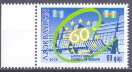 2009. Azerbaijan, 60y Of Council Of Europe, 1v,  Mint/** - Azerbaiján