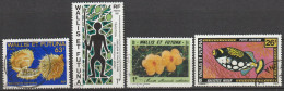 Wallis Et Futuna Faune Marine Cueilleur De Fruits Flore Poisson  N°300-416-420-aériens 76 Oblitéré - Oblitérés