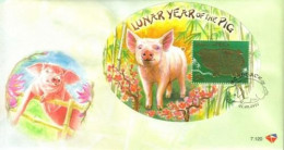 South Africa - 2007 Year Of The Pig FDC SG 1633 - Chinese New Year