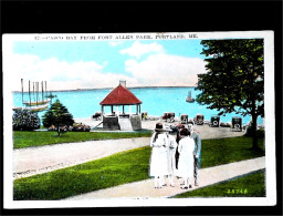 ►  Portland  Casco Bay From Allen Park - 1920/30s - Portland