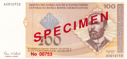 Bosnia And Herzegovina,SPECIMEN UNC, 100 Convertible Mark, 1997, Pick-70 - Bosnien-Herzegowina