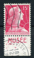 !!! 15F MARIANNE DE MULLER AVEC BANDE PUB MUSEE OBLITERE - Used Stamps