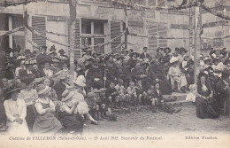 Correspondance Château De Villebon 25Aout 1912 Souvenir Du Festival - Autres & Non Classés