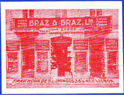 Invoice/ Facture, Portugal 1948 - BRAZ & BRAZ, Travessa Nova De S. Domingos Lisboa - Portugal