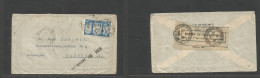 Algeria. 1932 (2 June) Bone, Constantine - Germany, Hamburg. Single 1,50fr Fkd Env, Cachet "Accident De Mer" + Reverse P - Algeria (1962-...)