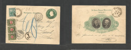 Argentina - Stationery. 1900 (28 Nov) Buenos Aires Expedicion - Switzerland, Zurich (22 Dec) 5c Green Illustr Stat Card, - Other & Unclassified