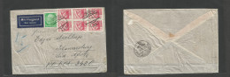 Austria - Xx. 1938 (4 June) Wien 68 - South Africa, Joburg. Air Multifkd Mixed With Germany Envelope. Better Dest Usage - Altri & Non Classificati