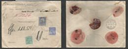 Brazil - Xx. 1931 (Apr) RJ - Switzerland, Luzern (2 May) Registered Insured For 100,000 Multifkd Envelope At 2,600 Reis - Autres & Non Classés