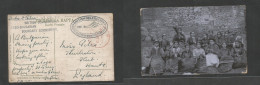 Bulgaria. 1920 (1 Nov) Serbia - Bulgaria WWI British Bomdary Comission. Free Fkd Photo Bratzigowo Locals, With Smashing - Autres & Non Classés