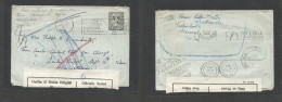 Eire. 1962 (12 Sept) Mallow - Hounslow, UK (14 Sept) 4d Blue Fkd Env, Slogan Cachet, Bilingual Depart Official Po Seal + - Usados