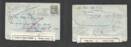 Eire. 1962 (12 Sept) Mallow - Hounslow, UK (14 Sept) 4d Blue Fkd Env, Slogan Cachet, Bilingual Depart Official Po Seal + - Oblitérés