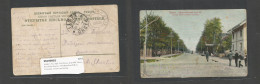 Estonia. 1919 (30 Aug) Narva Freenholni - Purau. FM Photo Ppc With Lilac Cachet + Arrival. Soldier Battallion Cachet. - Estonia