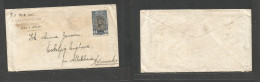 Ethiopia. 1928 (22 Dec) Sudan Mission. Abissinian Branch. Abada, Addis Abeba - Denmark, Eskebjeg. 2m Single Fkd Envelope - Ethiopia