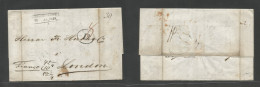 Finland. 1848 (30 March) Helsingfors - London, UK (14 Apr) EL With Text, Depart Town Ds Box + Oval "p" + Franco 42 1/4 + - Sonstige & Ohne Zuordnung