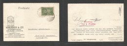 Germany 1921-4. 1923 (4 June) Inflation Days. Coln - Sweden, Malmo. Private Card Fkd 300 Mark + Four Cash Cachet At 75m - Andere & Zonder Classificatie