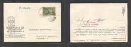 Germany 1921-4. 1923 (4 June) Inflation Days. Coln - Sweden, Malmo. Private Card Fkd 300 Mark + Four Cash Cachet At 75m - Autres & Non Classés