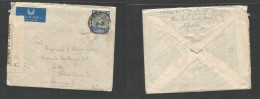 Bc - Kenya. 1939 (29 Sept) KUT. Rongai - Denmark, Cph. Air Single 30c Fkd Env With Contains. Depart Censored (?!) Mns La - Otros & Sin Clasificación