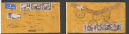 Bc - Kenya. 1954 (30 March) Jinja - Newfounland, Hearts Convent, Canada (10 May) Air Registered Multifkd Front And Rever - Other & Unclassified