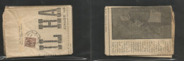 Bc - Malta. 1916 (7 June) Valetta - Migiarro. Complete Franked Paper 1/2d Rate, Tied Cds. Fine Better Scarce Usage. - Autres & Non Classés