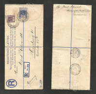 Bc - Nigeria. 1930 (24 Nov) Cameroons Under British Mandate. Kumba - Germany, Hamburg (25 Dec) Registered 3d Blue + Adtl - Andere & Zonder Classificatie