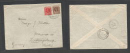 Bc - Nigeria. 1931 (3 May) Cameroons, UUKT. Barmenda - Germany, Lidwigsburg Via Manife - Port Harcourt. Multifkd Env At - Other & Unclassified