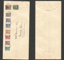 Bc - Rhodesia. 1936 (25 Aug) NR Broken Hill Local Multifkd (9 Diff Stamps) Env, Incl 1sh And 2/6sh. Scarce On Cover, Eve - Andere & Zonder Classificatie