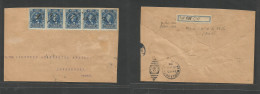 Honduras. 1910. GPO - Denmark, Copehangen. Via New Orleans (15 Feb 1910 + Part Arrival Cachet On Reverse. Multifkd Envel - Honduras