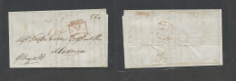 India. 1851 (15 May) Calcutta - Madeira, Portuguese Atlantic Island. EL With Full Text, Endorsed "per Brazil Steamer" Vi - Otros & Sin Clasificación