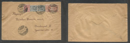 Italy - Xx. 1924 (28 Oct) Fiumi - Hungary, Budapest. Kingdom Multifkd Envelope, Cds. VF Nice Item. - Unclassified