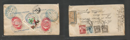 Mexico - Xx. 1939 (Apr 3) Esperanto Cogress. Nogales, Veracruz - Argentina. Registered Multifkd Env With Contains Revers - Mexique