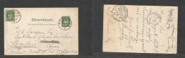 Norway. 1907 (30 March) Kristiania - China, Tientsin, Fwded Shanghai (7 May) Via German And British PO Respectively On R - Other & Unclassified