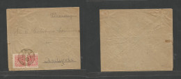 Philippines. C. 1898-9. Aguinaldo Issue. Tarlac - Antipolo, Morong. Fkd Env 2c Red Hong Per, Fleurish Cachet. VF. - Filipinas