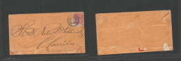 Philippines. C. 1898-9. Aguinaldo Issue. Vigayas, Cebu - Manila. Fkd Env, Single 2c Red, Tied Town Doble Ring. Fine. - Philippinen