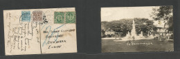 Philippines. 1925 (6 May) Zamboanga - Denmark, Espergerde (17 June) Great Photo Incl Ppc Fkd 4c + Taxed + Arrival (x2) D - Filippine