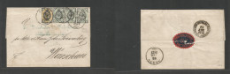 Poland. 1871 (25 Apr) Russian Postal Admin, Labianka - Warsaw (25 Apr) Same Day Circulated Multifkd E At 10 Kop Rate, Ti - Other & Unclassified