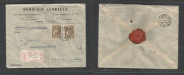 Portugal - Xx. 1922 (13 Jan) Lisboa Central - Germany, Speyer (18 Jan) Registered Multifkd Ceres Envelope At 60c Rate, T - Other & Unclassified