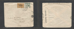 Portugal-Mozambique. 1919 (26 July) Chai Chai - Switzerland, Geneve. India Centº Ovptd Fkd Env At 15c Rate + Wartax, Tie - Otros & Sin Clasificación