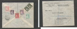 Portugal-Mozambique. 1932 (Dec) Porto Amelia - Germany, Wurzen (28 Dec) Registered Comercial Reverse Multifkd Ceres Issu - Altri & Non Classificati