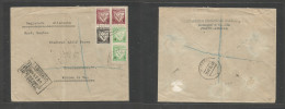 Portugal-Mozambique. 1935 (16 Nov) Porto Amelia - Germany, Wurzen (17 Dec) Registered Multifkd Env, Luisiadas Issue At 3 - Other & Unclassified