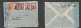 Portugal-Mozambique. 1939 (5 Dec) Porto Amelia - Italy, Milano. Multifkd Air Env Via Nigeria Transit Censor (?) At 8,80 - Autres & Non Classés