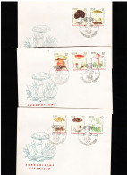 Germania Est-ddr 1974 Fdc Funghi  EUROPAISCHE SPEISEPILZE - 1971-1980