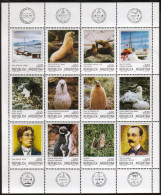 Argentina - 1986 - Antártida Argentina - Fauna Antártica - Aves - Pingüinos - Focas - Nuevos