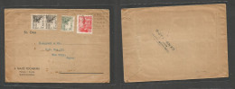 E-Guerra Civil. 1941 (8 Febr) Barcelona - Japon, Tsu City. Carta Con Franqueo Y Censura Española, Sin Control Nazi Alema - Autres & Non Classés