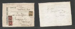 Marruecos - British. 1936 (Sept) BPO. Casablanca - Denmark, Cph. Samples Without Value Fkd Package Front, French Currenc - Morocco (1956-...)