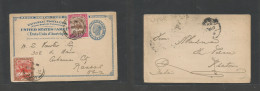 Usa - Stationery. 1917 (15 March) Proper Reply Stat Card Use Back. Khartown, Sudan - USA, Kansas Arkansas. 2c Blue Stati - Andere & Zonder Classificatie