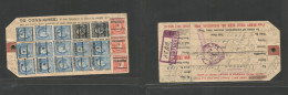 Usa - Xx. 1923 (19 March) Shenan Doah, Iowa - Switzerland, Lenk, Canton, OH. Registered Massive Multifkd Label Pouch, Pr - Andere & Zonder Classificatie