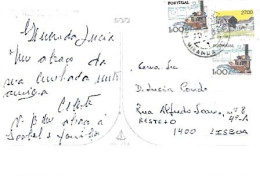 Portugal & Marcofilia, Miranda Do Douro, Cartolinha Jesus, Lisboa 1988 (1663) - Storia Postale