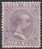 Cuba 1896 Sc 153 Ed 151 Used Light Cancel - Cuba (1874-1898)